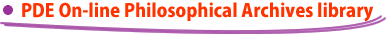 On-line Philosophical Archives library