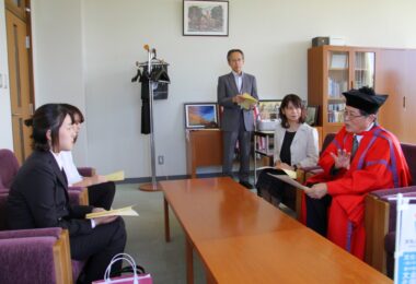 2019年度後期入学式式辞（山田耕太学長）