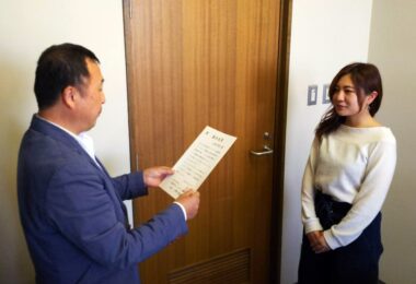 ピアヘルパーに合格し、協会長賞を受賞しました