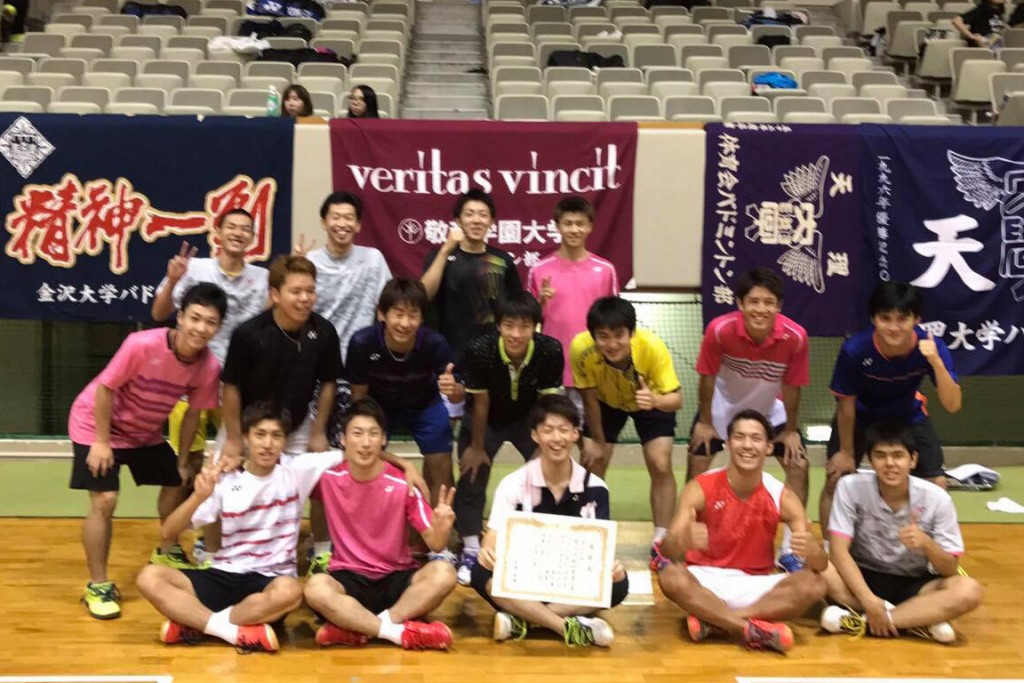 【敬和スポーツ】バドミントン部が西日本学生バドミントン選手権大会で3位に入賞しました