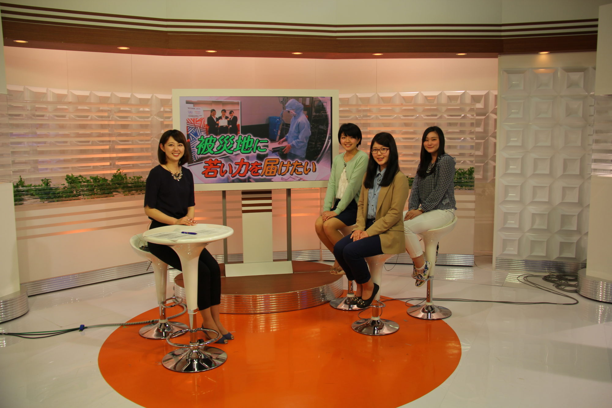 NHK「新潟ニュース610」に学生が出演しました