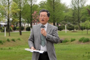 「木々は光を浴びて（詩編1:2-3）」(2018.4.27 C.A.H.入学記念植樹式説教)
