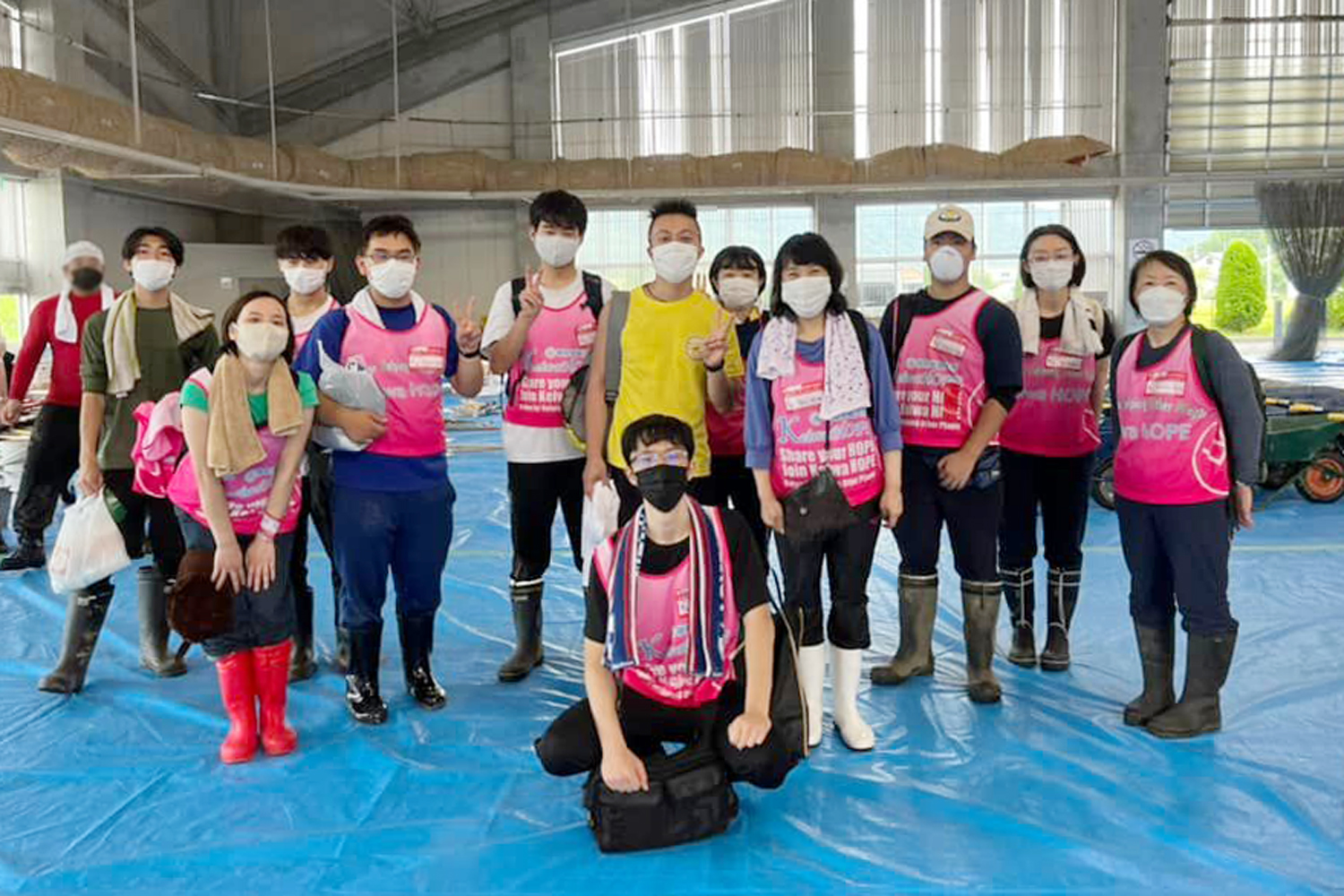 関川村へ学生ボランティアが派遣されました