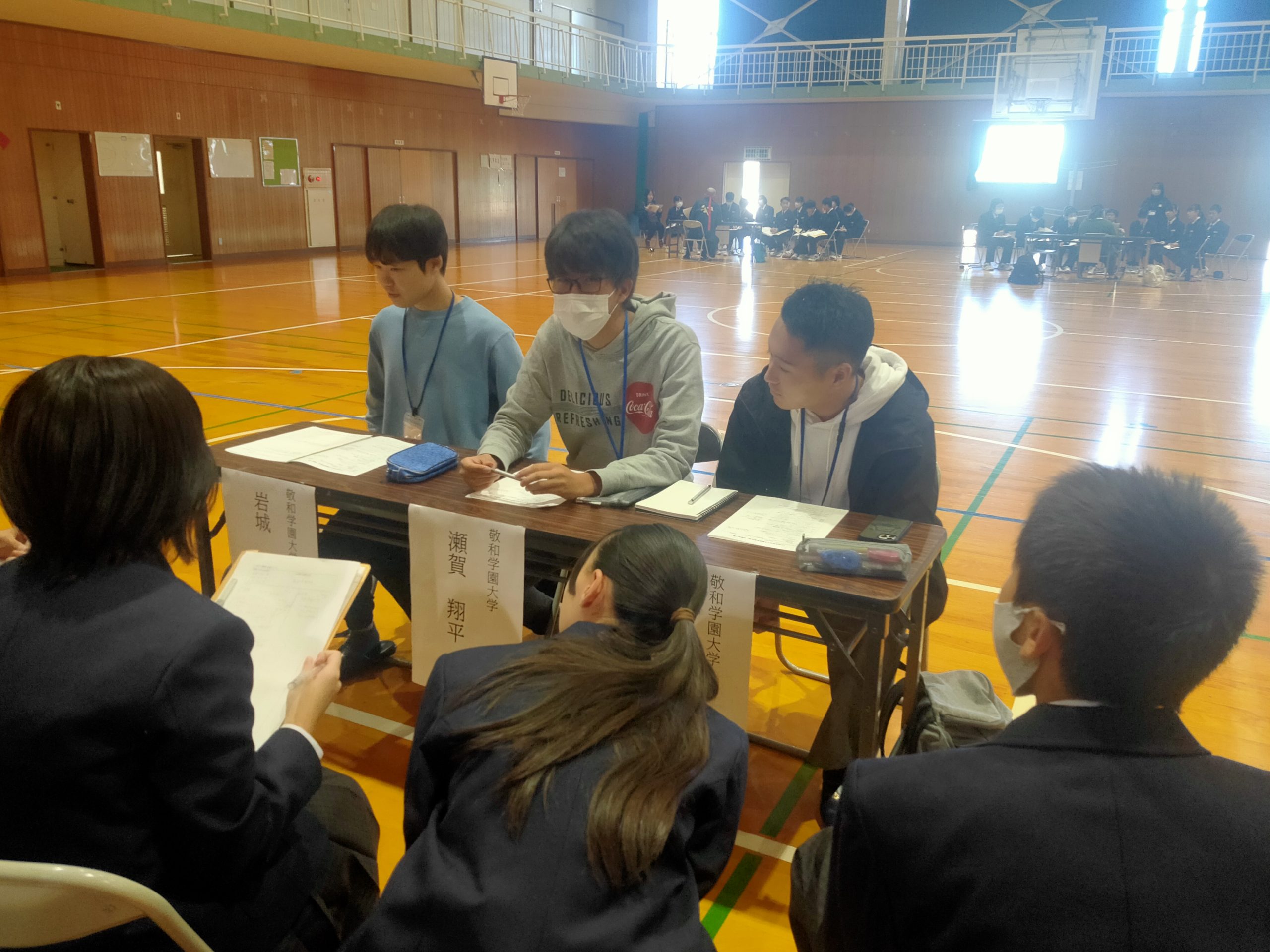 新発田市立猿橋中学校でゼミの活動を紹介してきました！