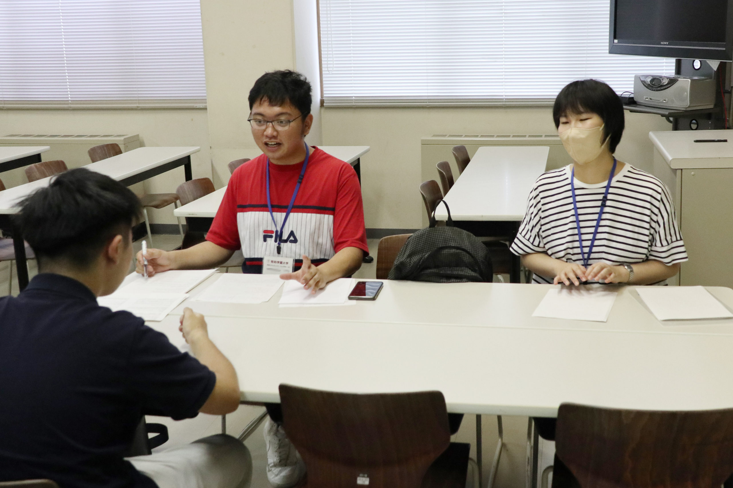 2次対策は、敬和学園大学の特待生である先輩学生が担当しました