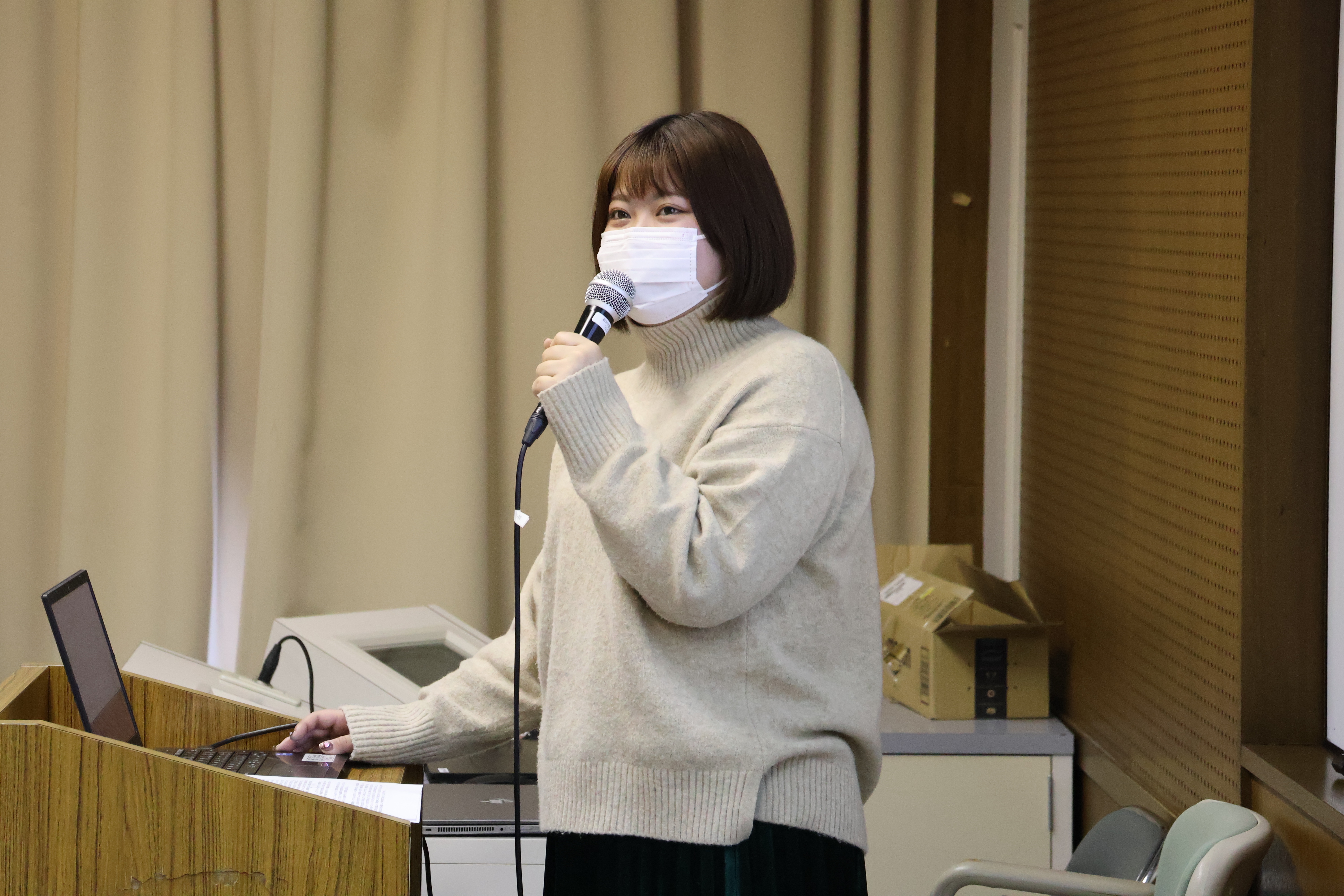 清水晶さん「エーリッヒ・フロムの愛概念から見る教育愛」(井西弘樹 専任講師)