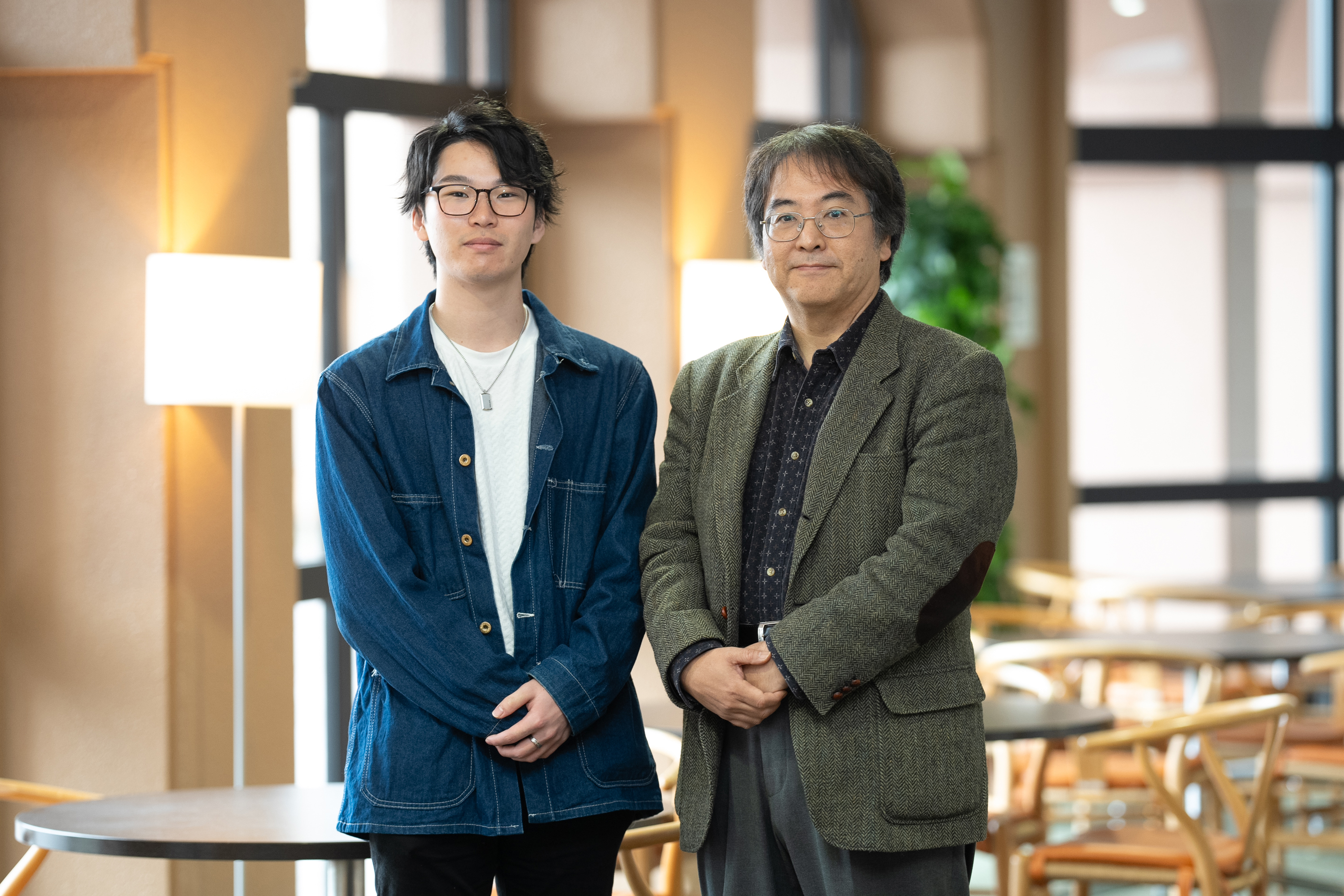 須佐さんと富川教授