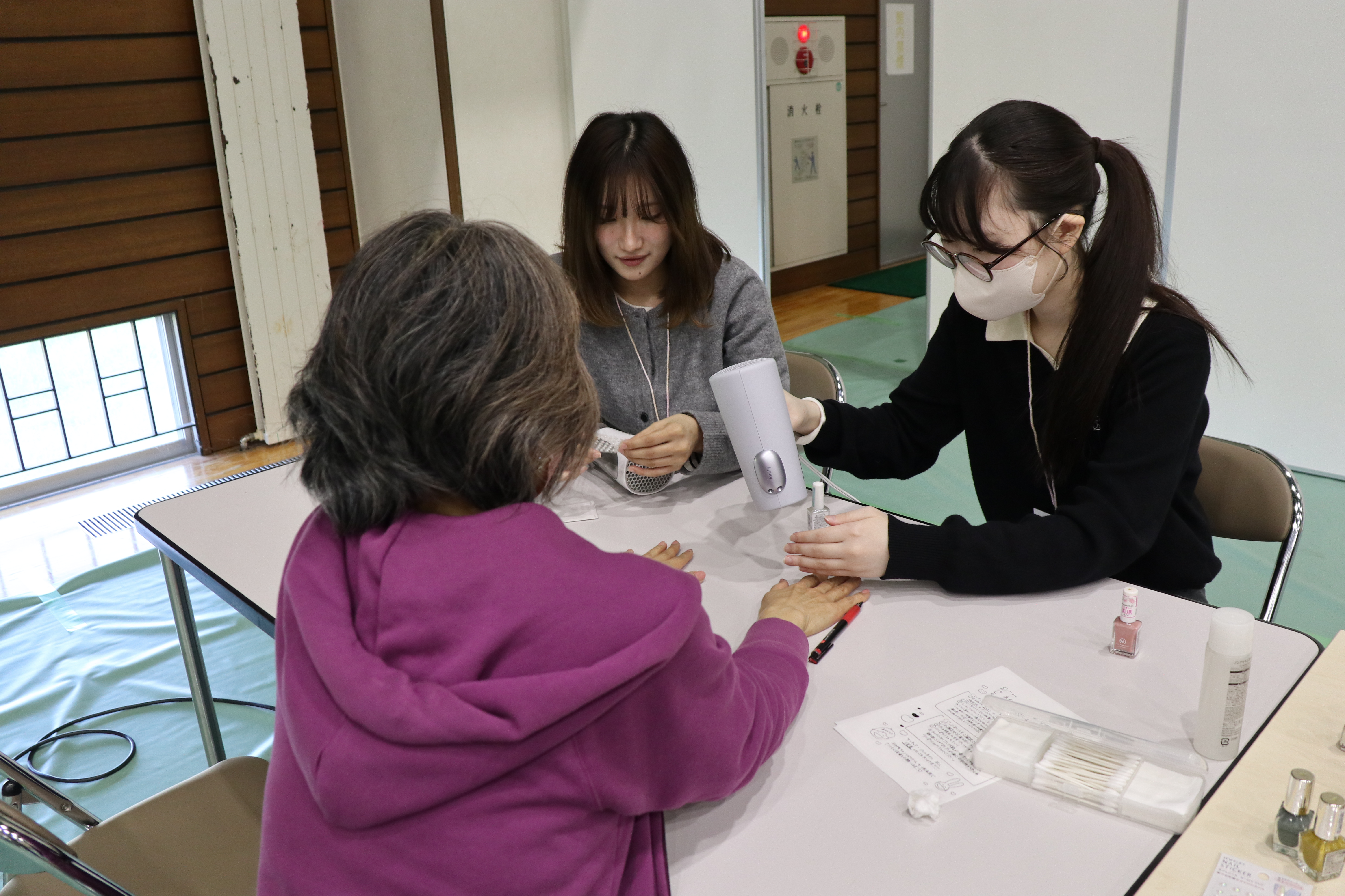 ネイル体験コーナー