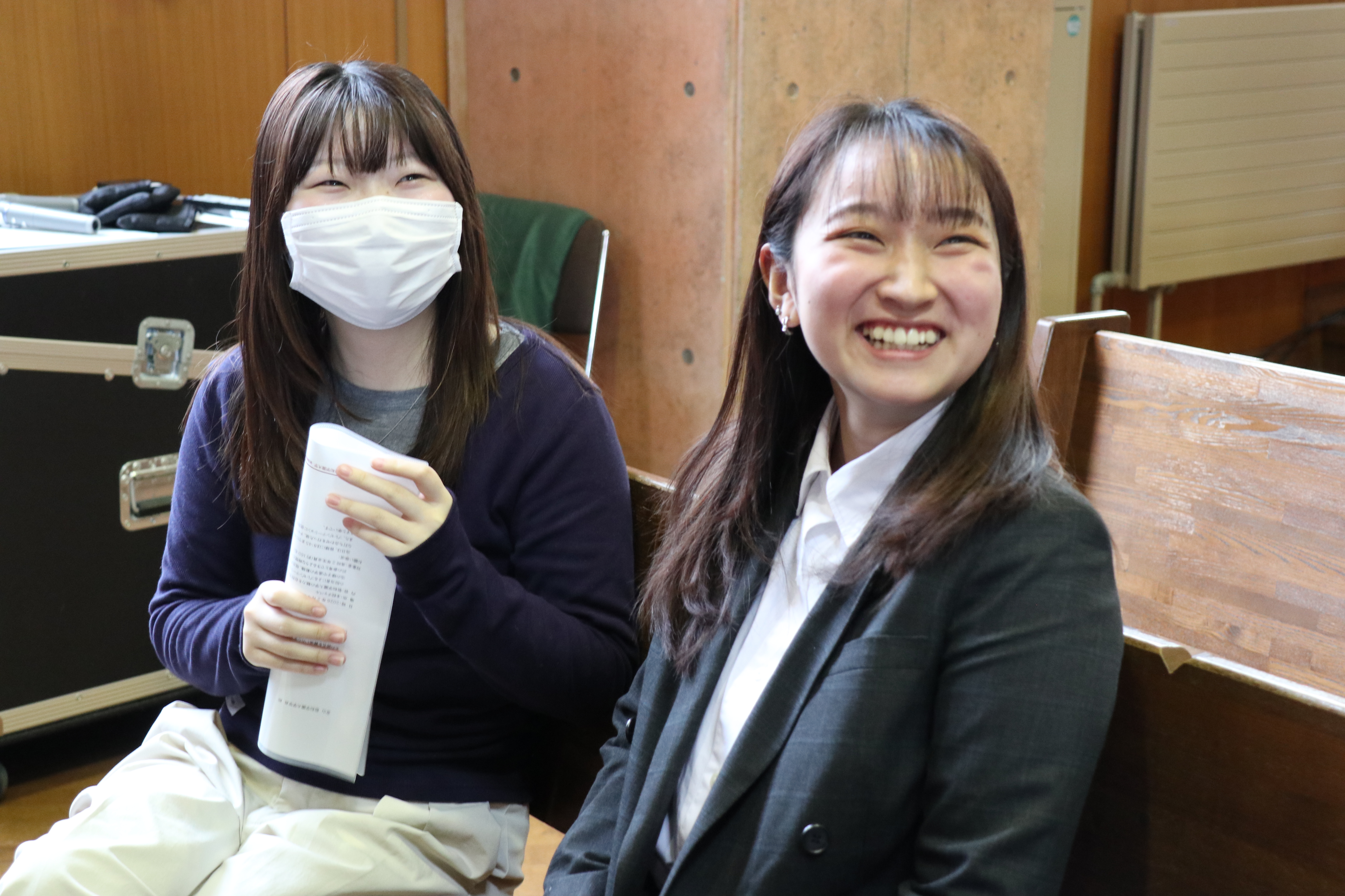 キラキラした瞳の先には、思い出の詰まった景色と先生方の笑顔がありました