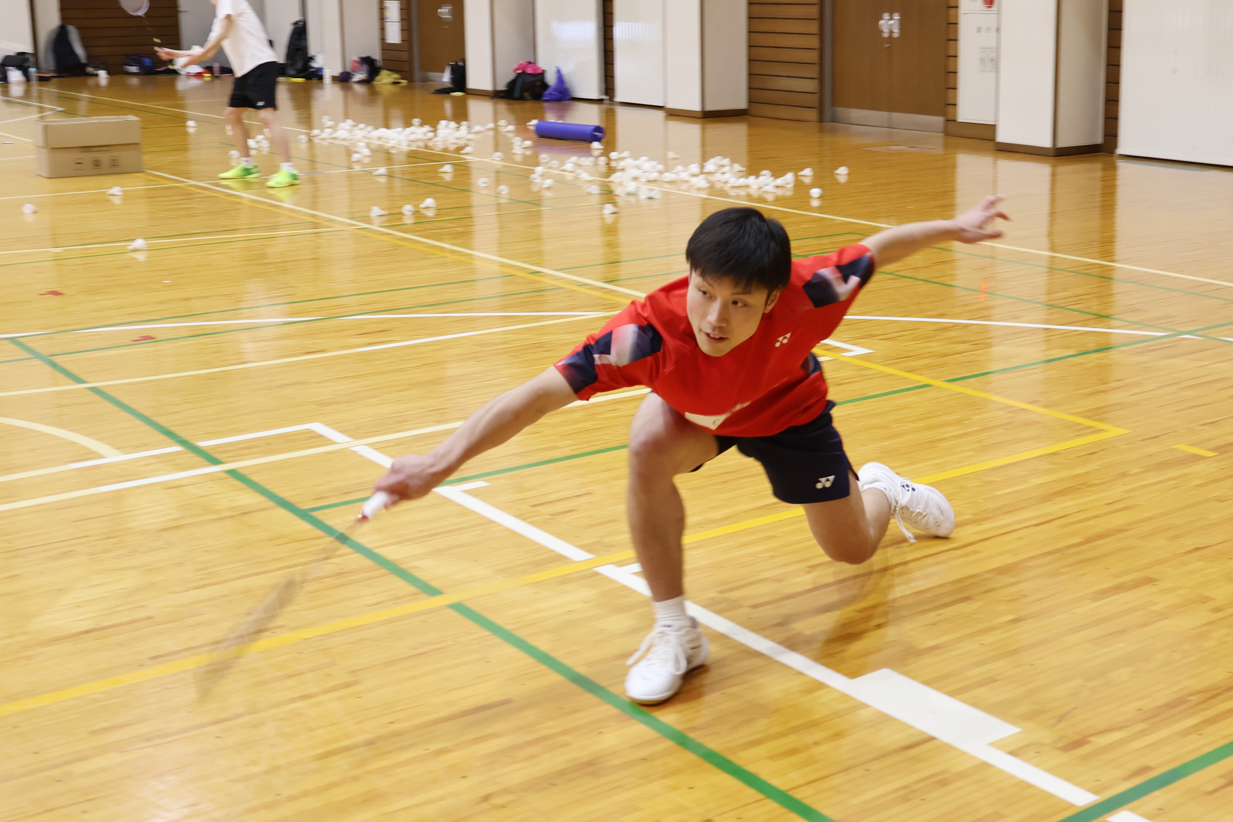 毎日、後輩たちへの指導で汗を流しています