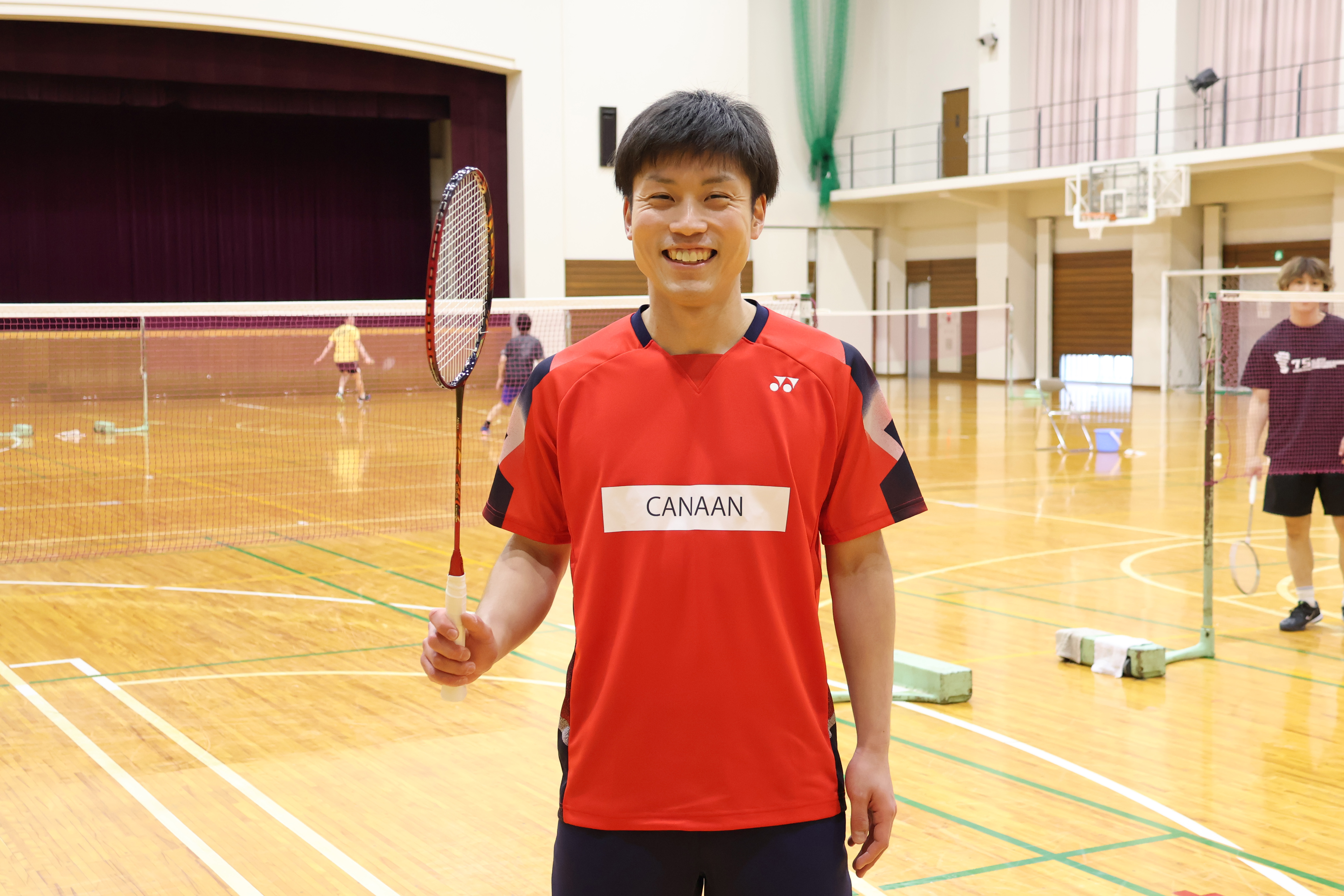 職員、コーチ、選手の三刀流で活躍する中山さん