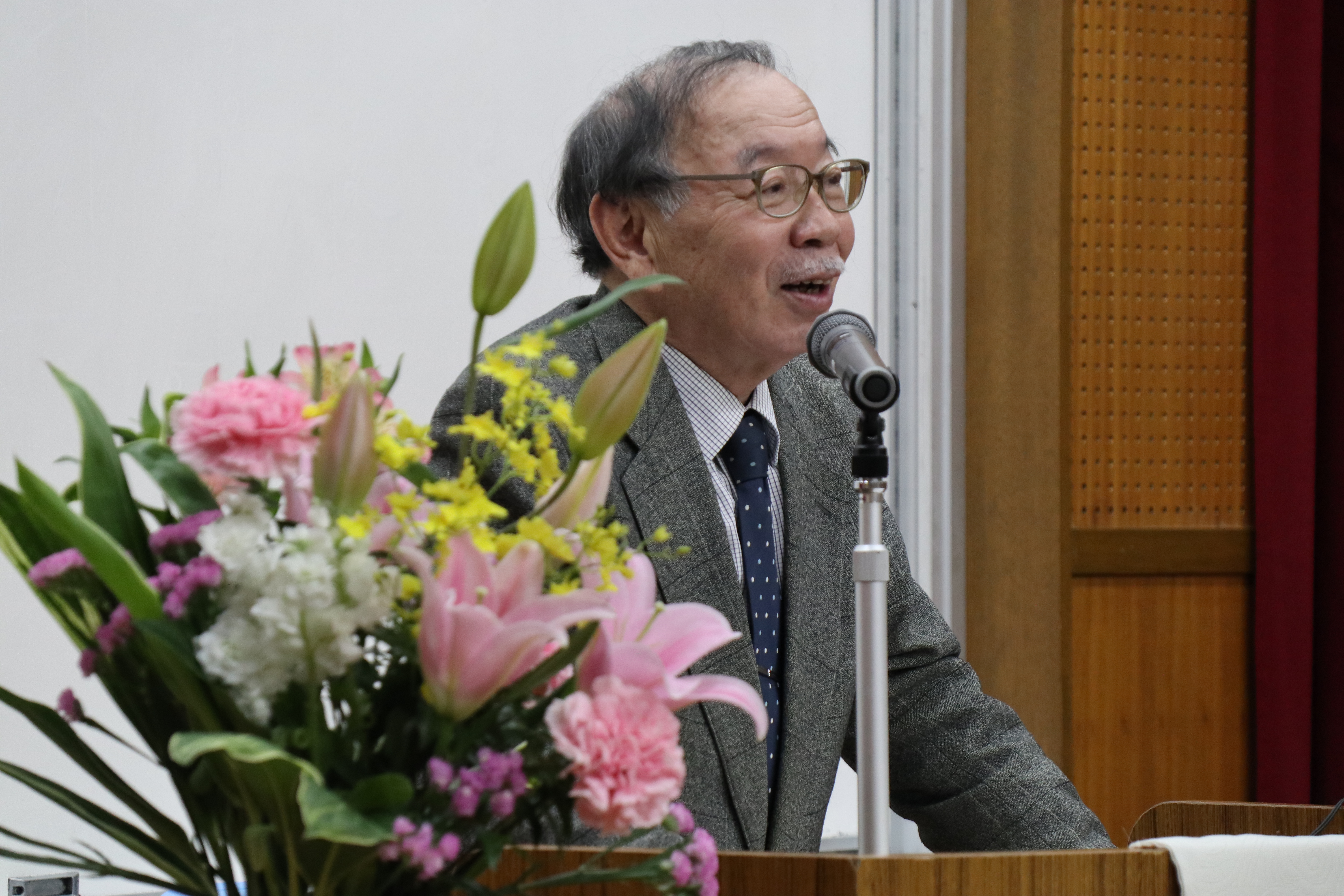 千葉眞先生による情熱のこもった講演