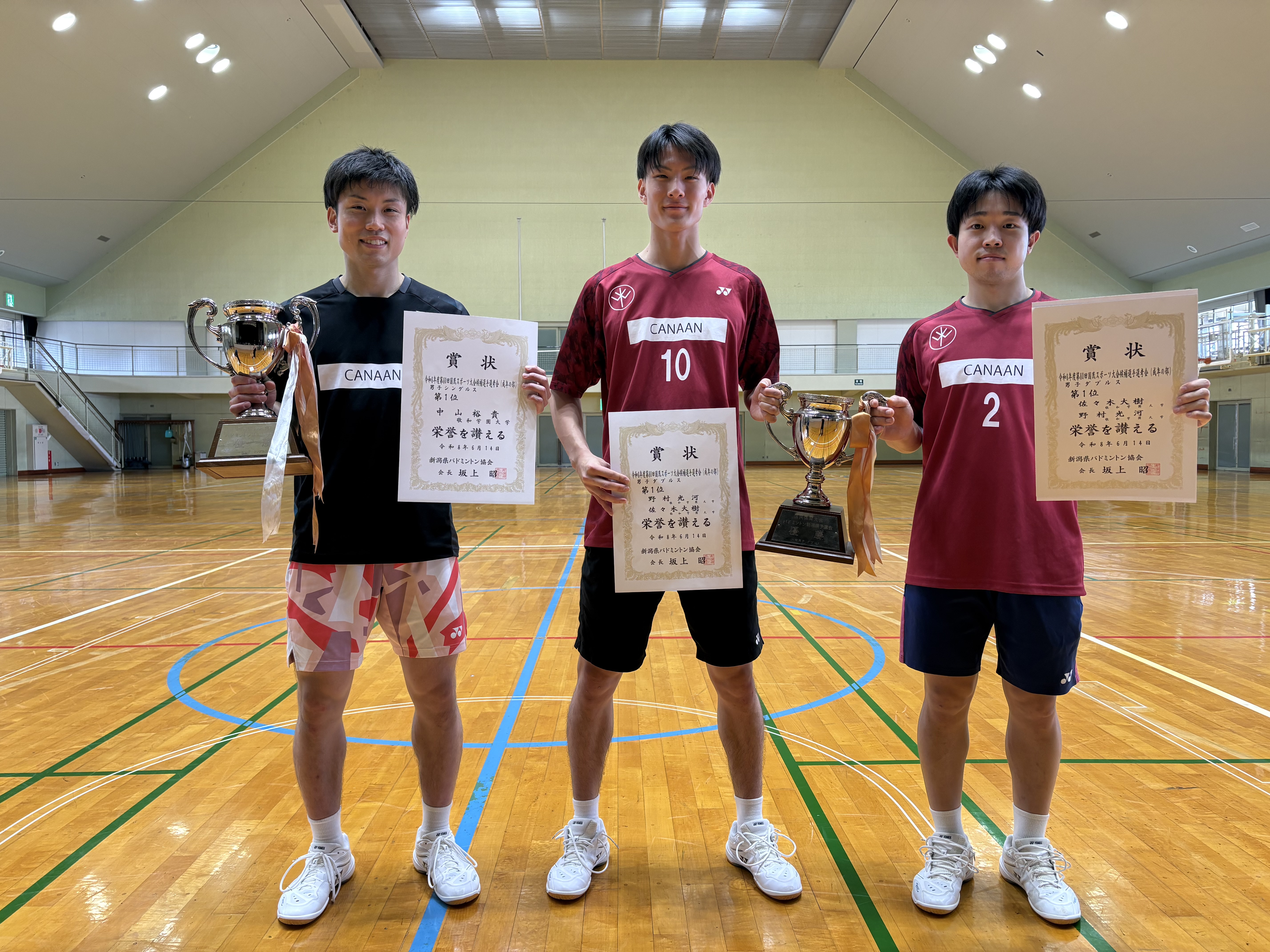 国民スポーツ大会候補選手選考会の結果