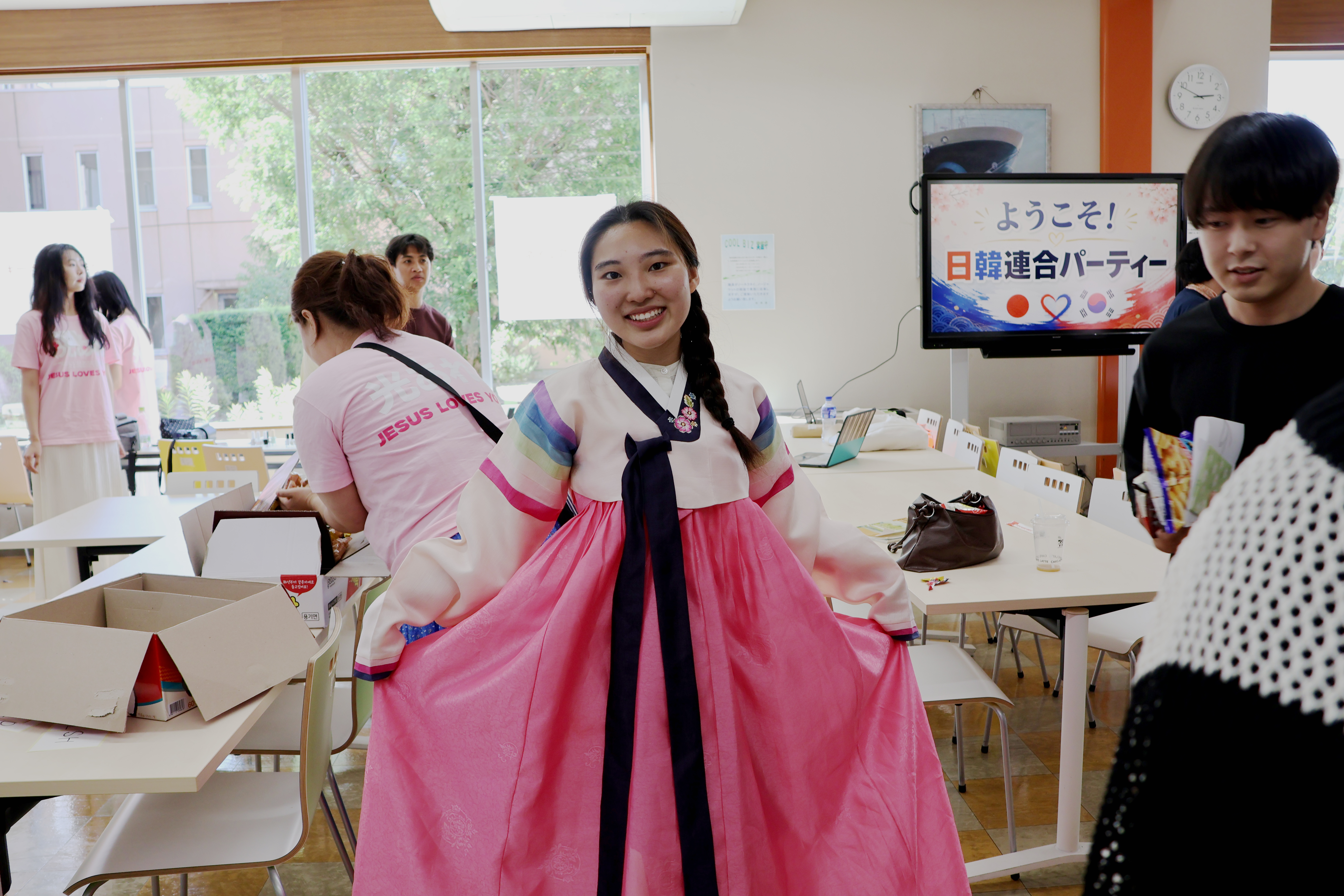 パーティーを運営した辺土名主喜さん